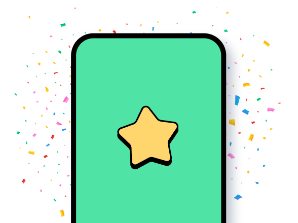 phone app with star